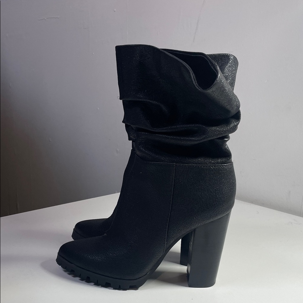 Katy Perry Collections Black Heeled Boots - Picture 4 of 9